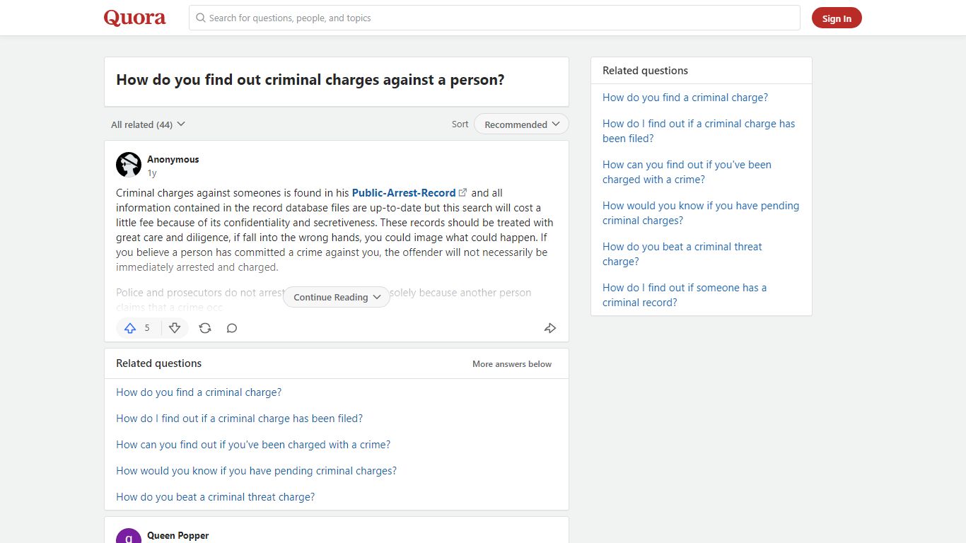 How to find out criminal charges against a person - Quora